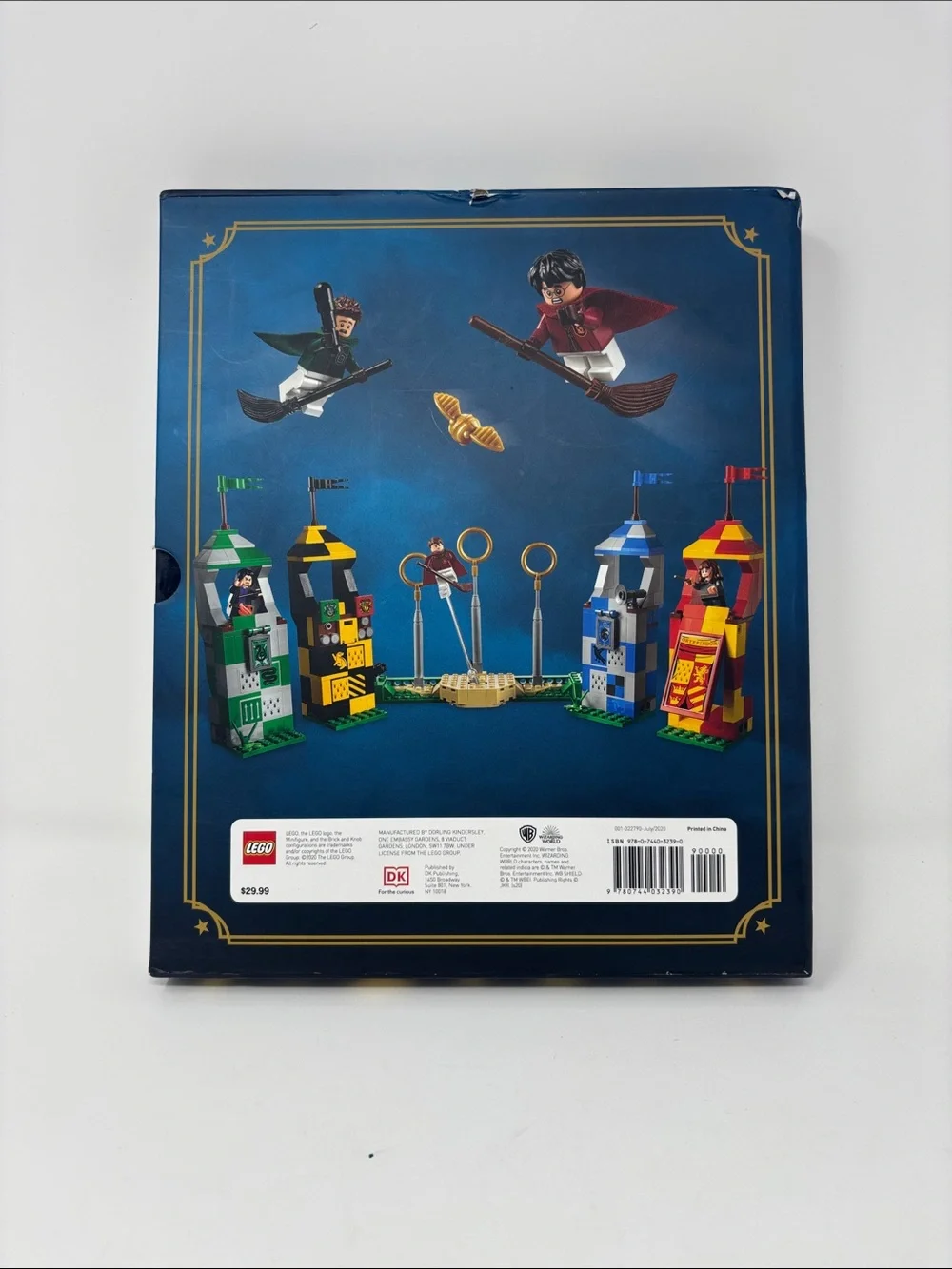 LEGO Harry Potter Wizarding World Hardcover Book - Blue and Gold